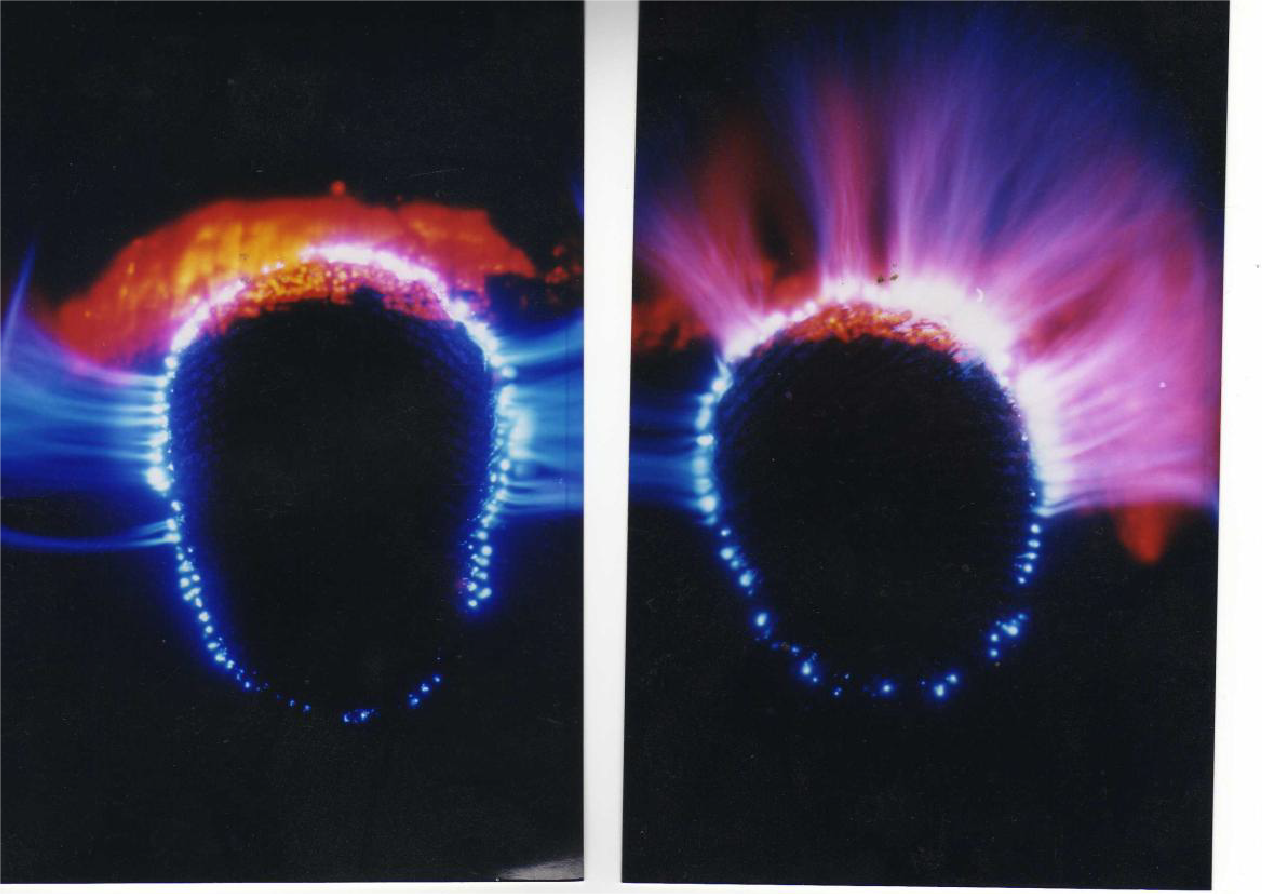 Foto Kirlian Antes de la prueba
